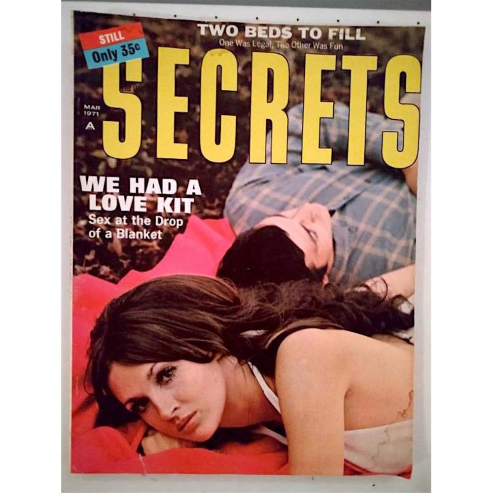 SECRETS Magazine March 1971 Risque Pulp Sleaze Romance Fantasy Stories